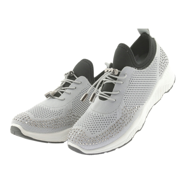 DK női sport FS19 szürke cirkonokkal fekete 3