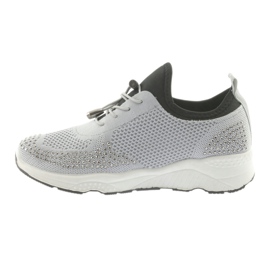 DK női sport FS19 szürke cirkonokkal fekete 2