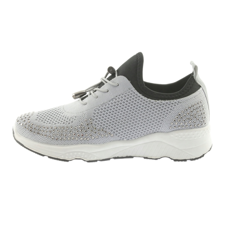 DK női sport FS19 szürke cirkonokkal fekete 2