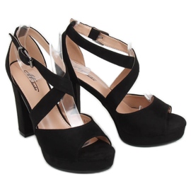 Fekete szandál a B-88 platformon 1