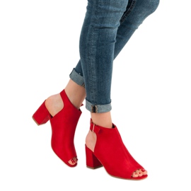 Super Mode Épített szandál egy bárban piros 1 Super Mode Épített szandál egy bárban piros 1