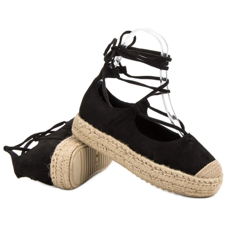 Corina Fekete csomós espadrillák 1