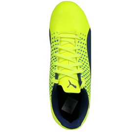 Puma Adreno Iii Fg Safety Junior 104049 10 db futballcipő aranysárga zöld 1