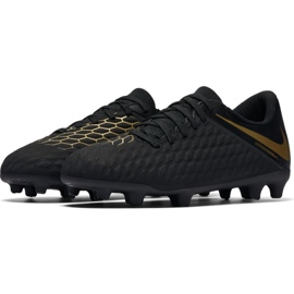 Nike Hypervenom Phantom 3Club Fg Jr AJ4146-090 futballcipő fekete fekete 2