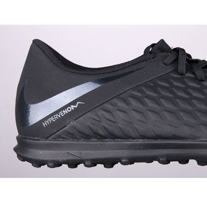 Nike Hypervenom Phantomx 3 Club Tf AJ3811-001 futballcipő fekete fekete 2