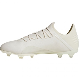 Adidas X 18.2 Fg M DB2181 futballcipő fehér fehér 1