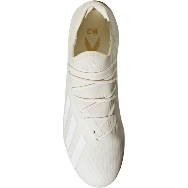 Adidas X 18.2 Fg M DB2181 futballcipő fehér fehér 2