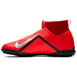 Nike Phantom Vsn Academy Df Tf Jr AO3292-600 futballcipő piros piros 1