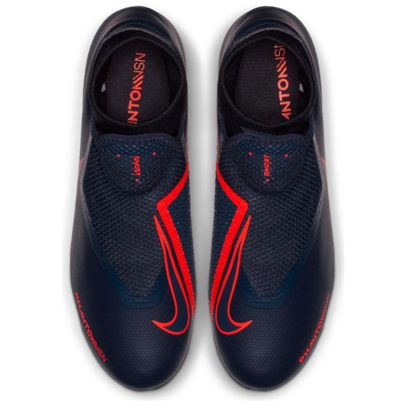 Nike Phantom Vsn Academy Df Fg M AO3258-440 futballcipő kék sötétkék 2