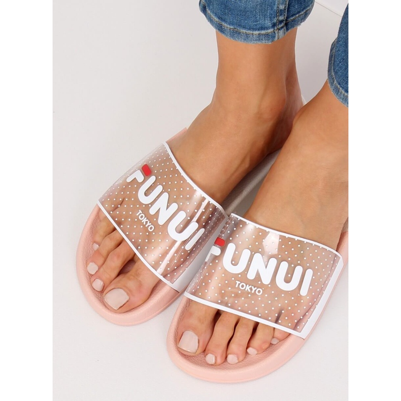 Pink Női rózsaszín papucs ZD807 Pink 1