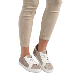 Fűzős cipők sárga 1