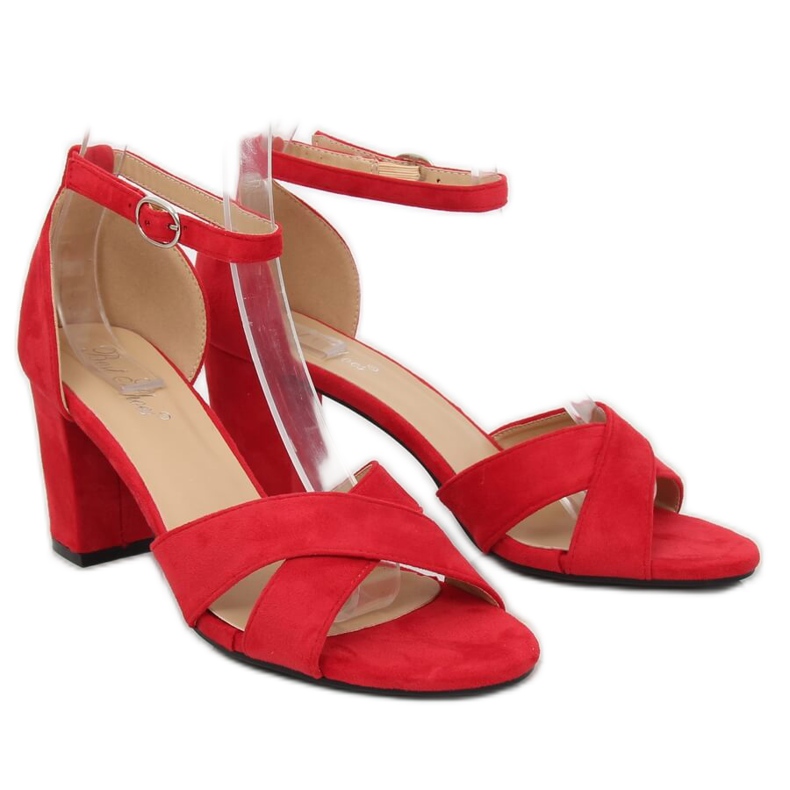 Piros FH-3M26 Piros szandál a postán 1