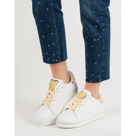 Fűzős sportcipő fehér 2