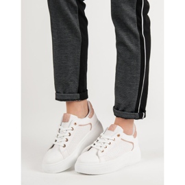 Sportcipő csillogással fehér 1