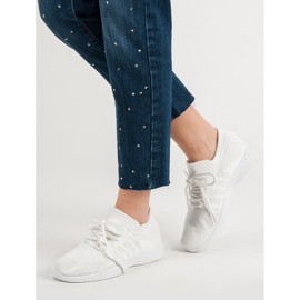 Textil sportcipő fehér 2