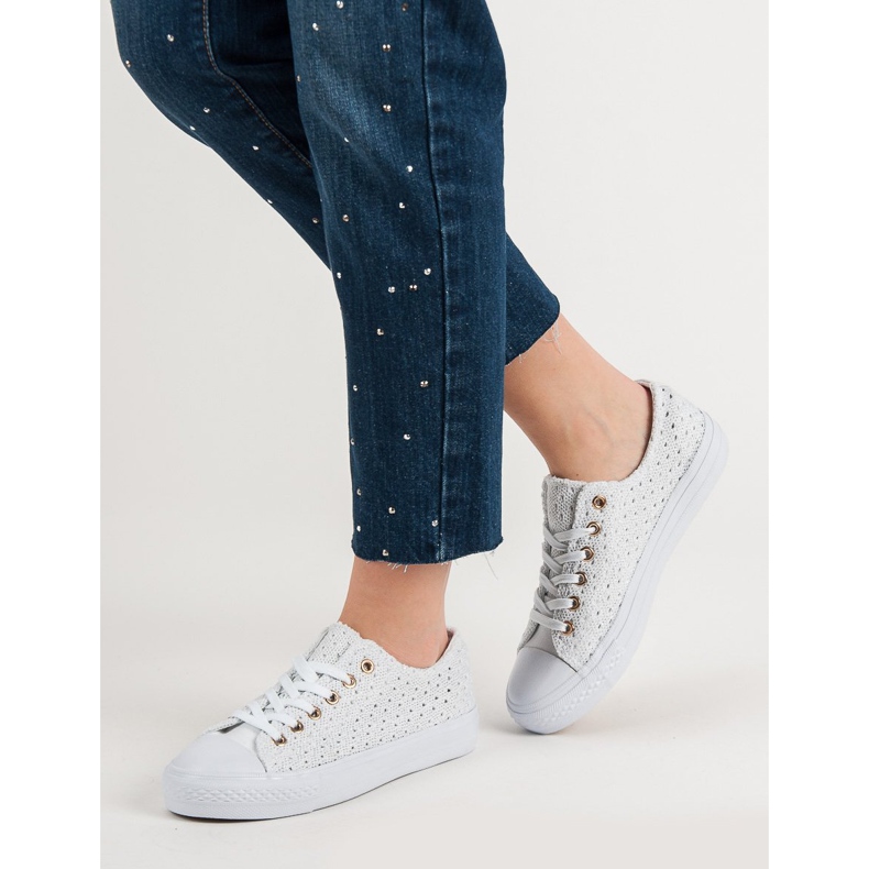 Fehér textil cipők 2 Fehér textil cipők 2