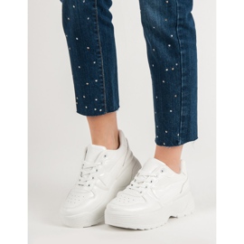 Kylie Cipők a platformon fehér 1