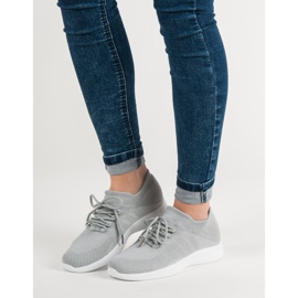 Textil sportcipő szürke 1