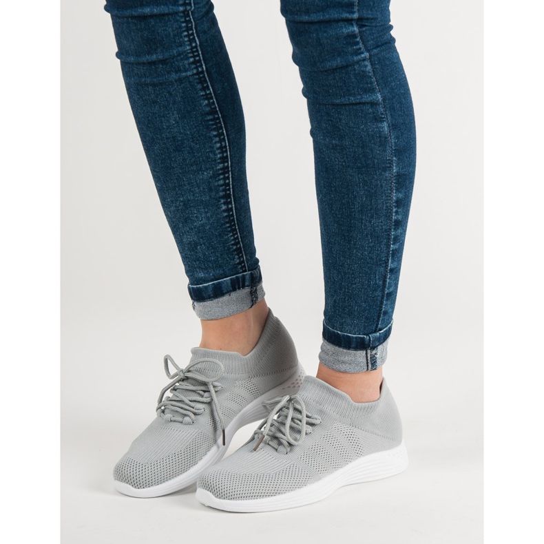 Textil sportcipő szürke 1