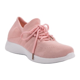 Textil sportcipő rózsaszín 1