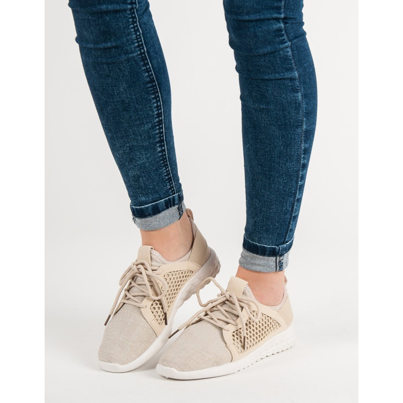 Divatos textil lábbeli barna 2 Divatos textil lábbeli barna 2