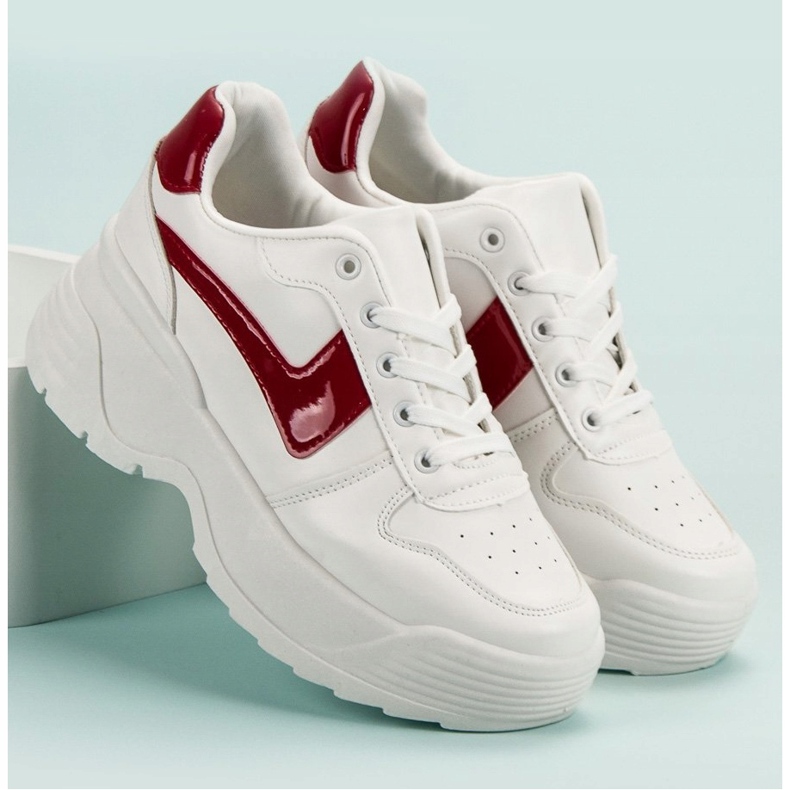 Kylie Cipők a platformon fehér 2