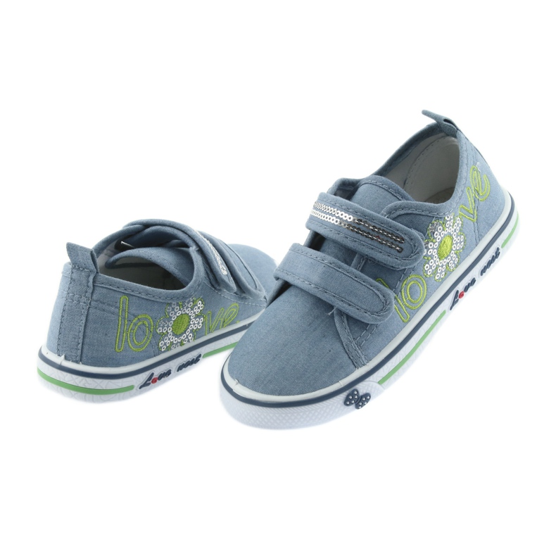 A kék farmer szereti az Atletico cipőket, bőrbetétet 4