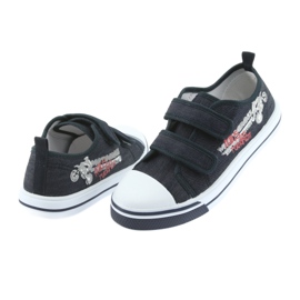 Tépőzáras cipők Motocross Atletico 1809 sötétkék 4