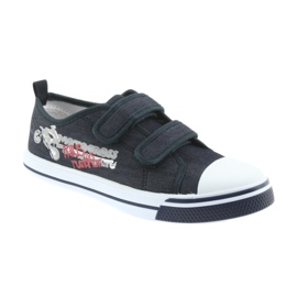 Tépőzáras cipők Motocross Atletico 1809 sötétkék 1