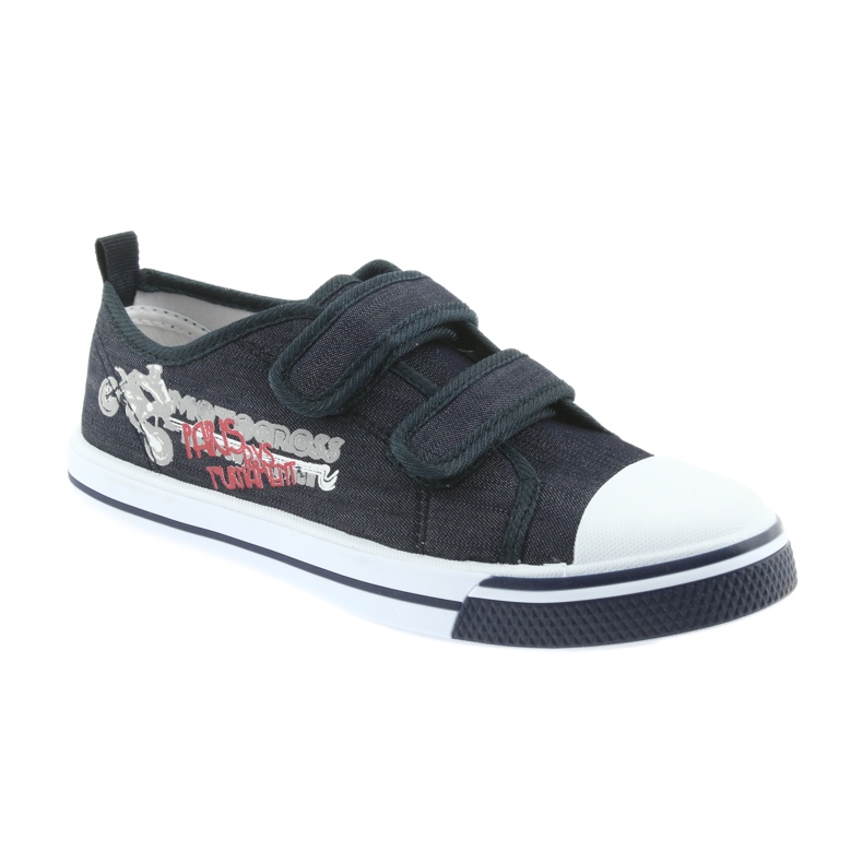 Tépőzáras cipők Motocross Atletico 1809 sötétkék 1