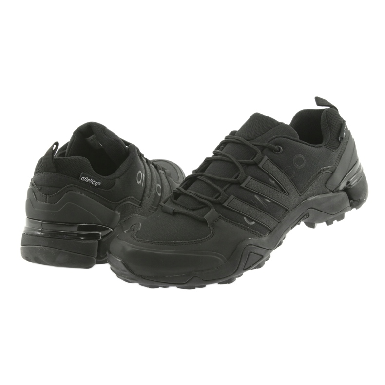 Fekete Atletico 8008 edzőcipő 4