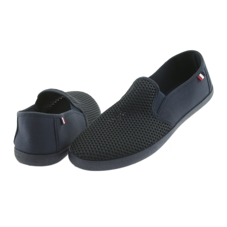 Felcsúsztatható ATLETICO sötétkék cipők 4