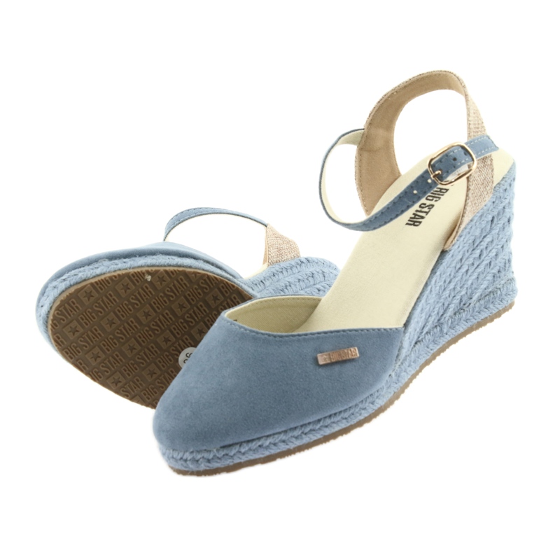 Big Star espadrilles szandál 274193 Kék 5
