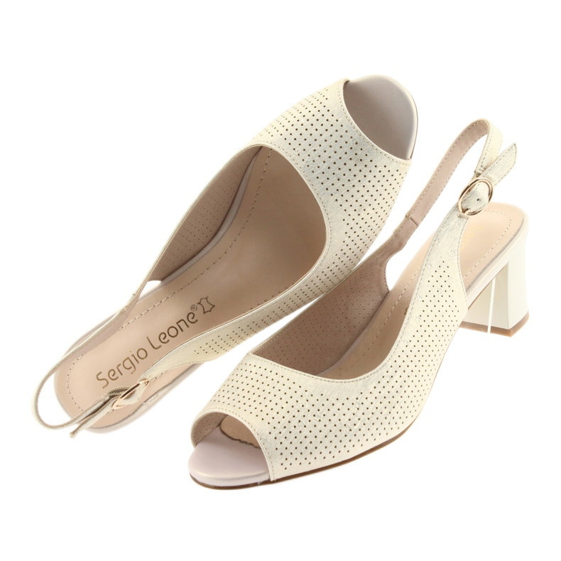 Szandálok Sergio Leone 794 arany posztján aranysárga 5