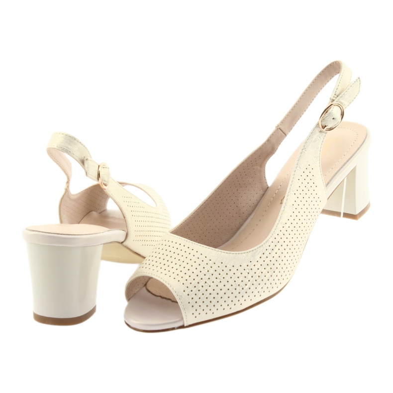 Szandálok Sergio Leone 794 arany posztján aranysárga 4