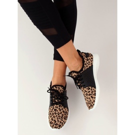 Leopard 7758-Y Leopard Print cipők barna 2