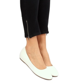 Ék balerinák fehér 7849-P Fehér 1