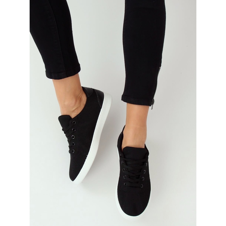 Fekete női fekete cipők 7062-Y Black 1