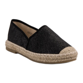 Anesia Paris Alkalmi Espadrilles fekete 2
