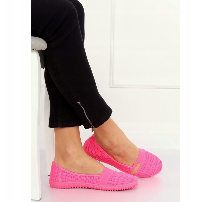 Női fukszia balerinák XJ-2959 Fuxia rózsaszín 2