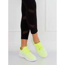 Sárga 7760-Y Zöld sportcipő 2