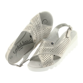 Arany női szandál az ék Filippo 729 aranysárga 4