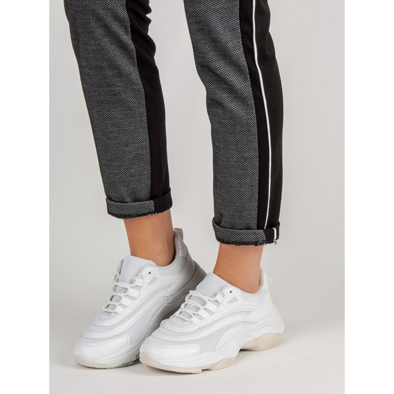 Fűzős sportcipő fehér 2