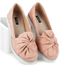 Vices Velúr cipő csillogó díszítéssel rózsaszín 2