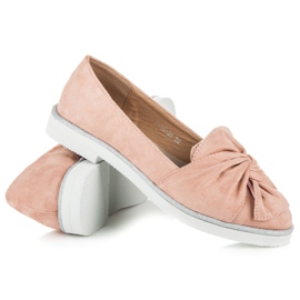 Vices Velúr cipő csillogó díszítéssel rózsaszín 1