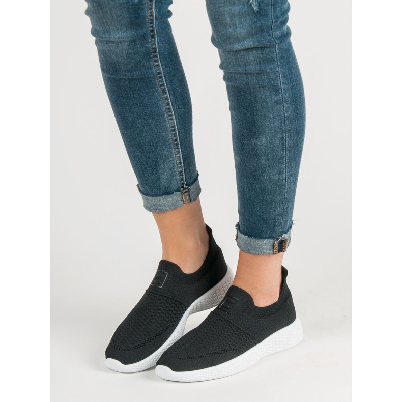 Weide Divatos textil lábbeli fekete 1 Weide Divatos textil lábbeli fekete 1