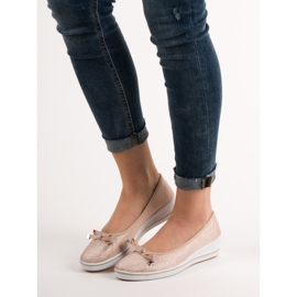 SHELOVET Ék balerina barna 1