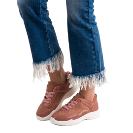 SHELOVET Divatos cipők rózsaszín 1