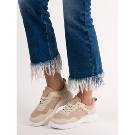 SHELOVET Divatos cipők bézs 1