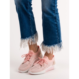 Primavera Pink Slip On Cipő rózsaszín 2